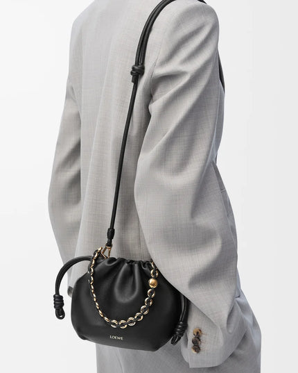 LOEWE Mini Flamenco purse in mellow nappa lambskin