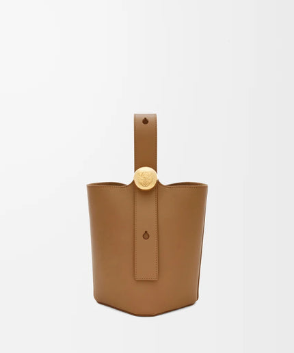 LOEWE Mini Pebble bucket in smooth calfskin