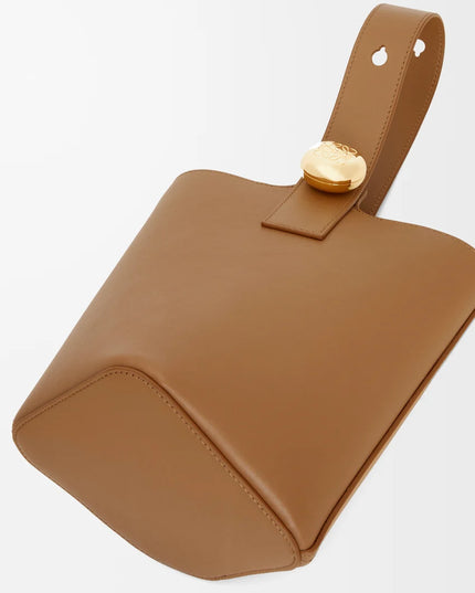 LOEWE Mini Pebble bucket in smooth calfskin