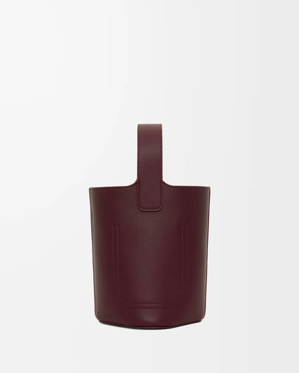 LOEWE Mini Pebble bucket in smooth calfskin