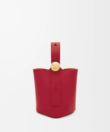 LOEWE Mini Pebble bucket in smooth calfskin