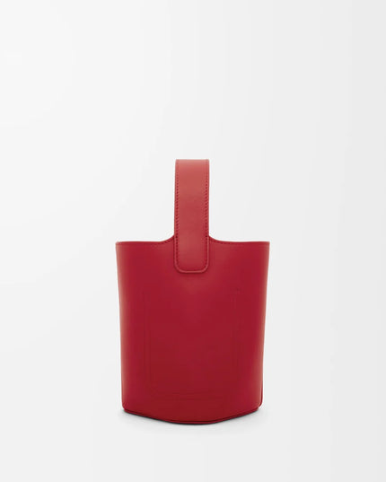 LOEWE Mini Pebble bucket in smooth calfskin