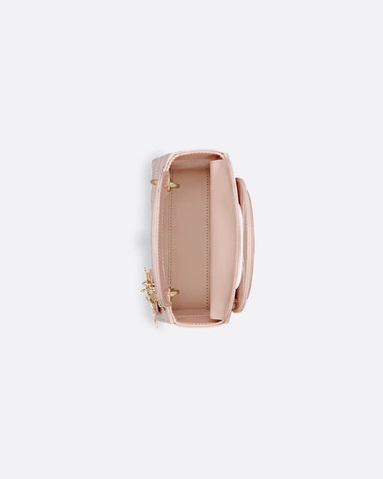 Mini Lady Dior Bag
Powder Pink Patent Cannage Calfskin