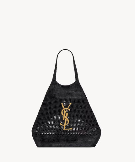 ICARE IN RAFFIA
BLACK