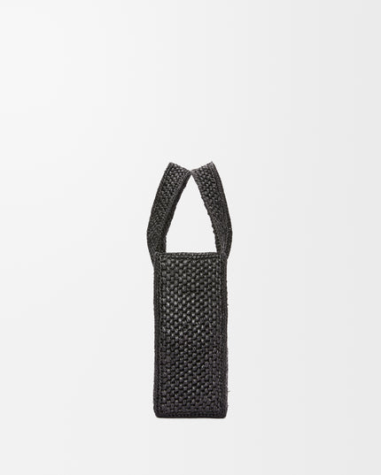 LOEWE Mini LOEWE Font tote in raffia
