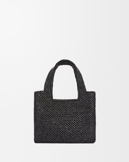 LOEWE Mini LOEWE Font tote in raffia
