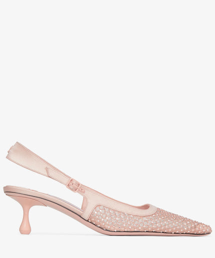 Amel 50 Macaron Mesh Pumps