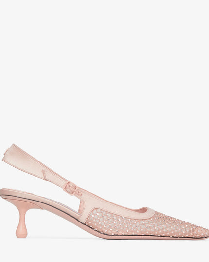 Amel 50 Macaron Mesh Pumps