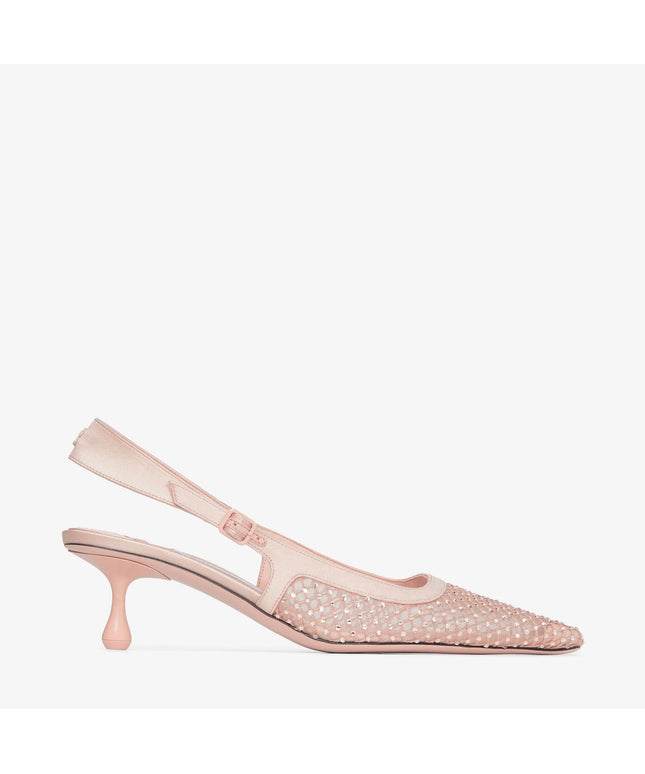 Amel 50 Macaron Mesh Pumps