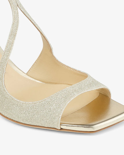 Azia 75 Platinum Ice Glitter Sandals
