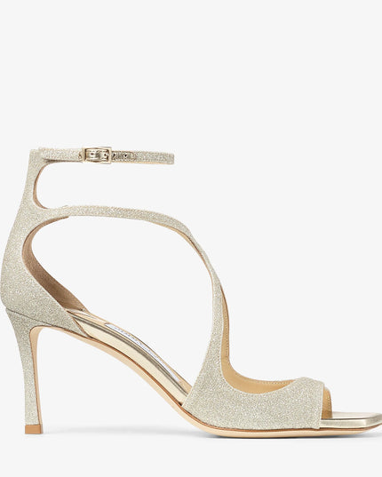 Azia 75 Platinum Ice Glitter Sandals