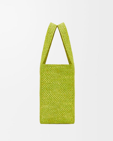 LOEWE Font tote in raffia Medium