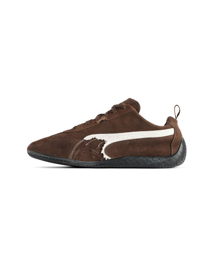 SPEEDCAT SUEDE BALENCIAGA IN BROWN/WHITE/BLACK