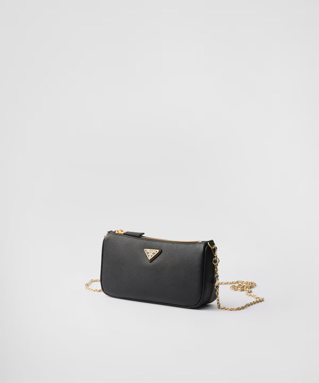 Saffiano leather mini-bag