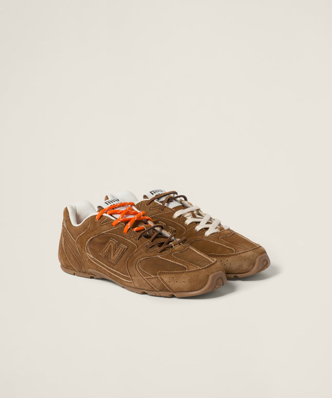 New Balance X Miu Miu 530 SL Süet ve File Spor Ayakkabı