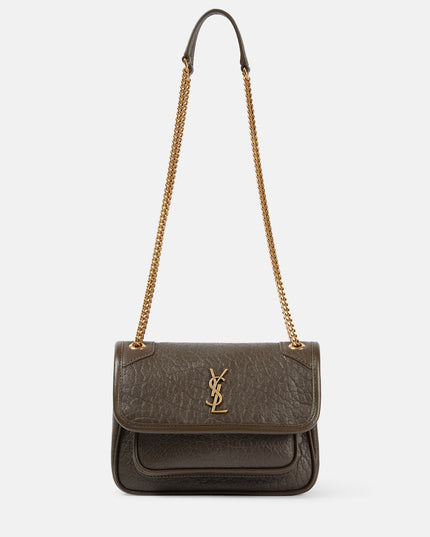Niki medium leather shoulder bag