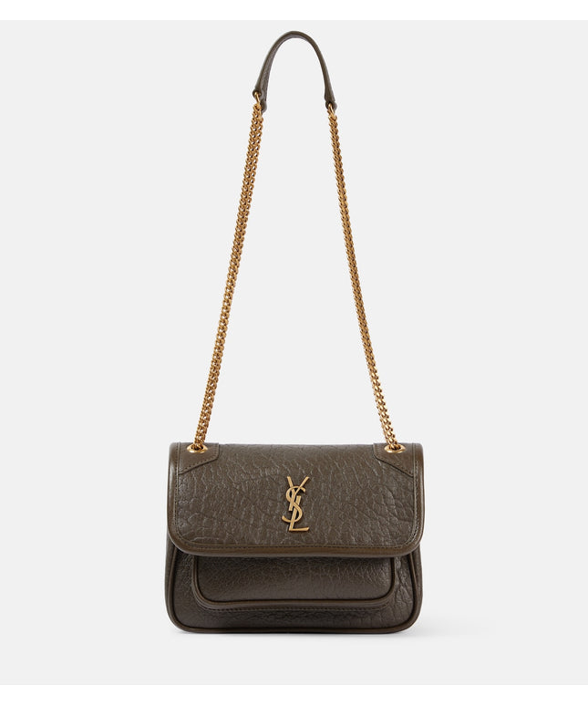 Niki medium leather shoulder bag