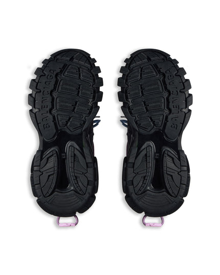 WOMEN'S TRACK TRAIL LACES SNEAKER IN BLACK/PINK/BLUE/BEIGE