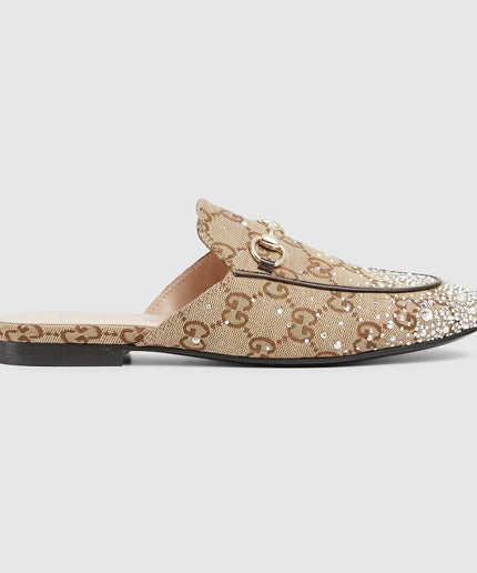 WOMEN'S PRINCETOWN SLIPPER WITH CRYSTAL HORSEBIT