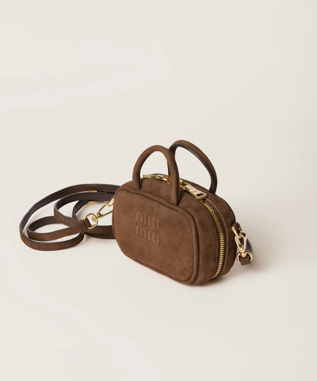 MIU MIU 
Beau Süet Mikro Bag