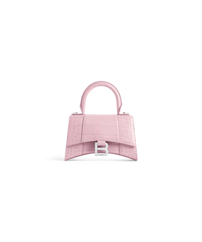 WOMEN'S HOURGLASS HANDBAG XS IN PINK
