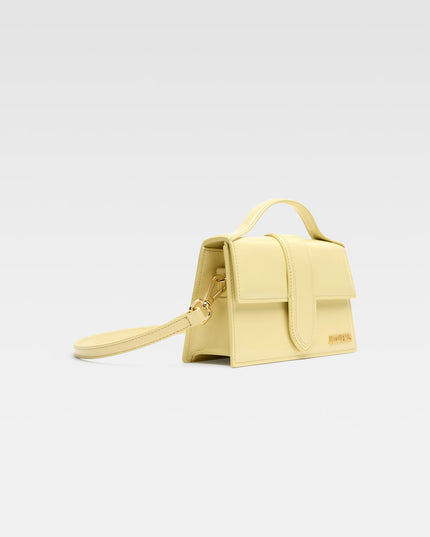 Large flap bag Pale Yellow