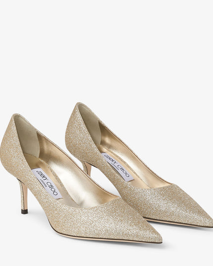 Love 65 Gold Glitter Pumps