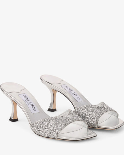 Skye 70 Silver Powder Glitter Sandals