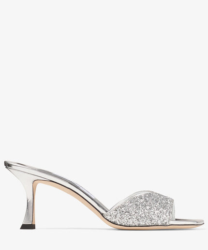 Skye 70 Silver Powder Glitter Sandals