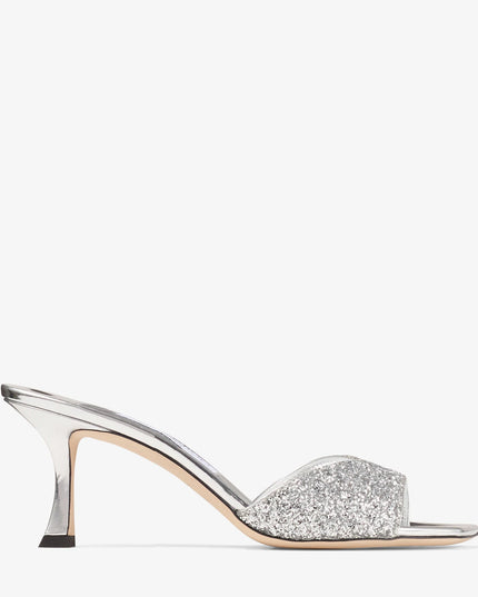 Skye 70 Silver Powder Glitter Sandals