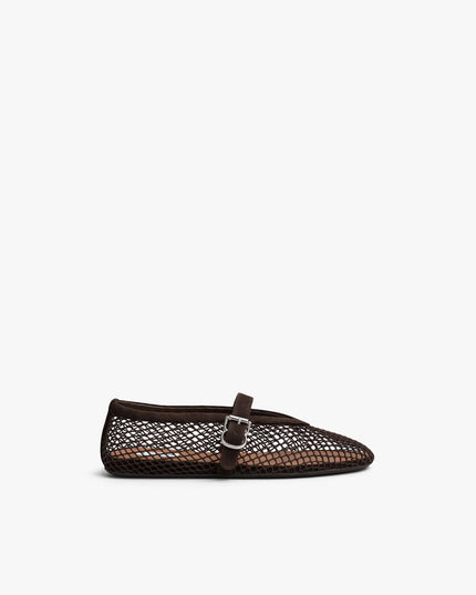 BALLET FLATS IN FISHNET