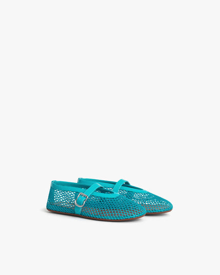 BALLET FLATS IN FISHNET
