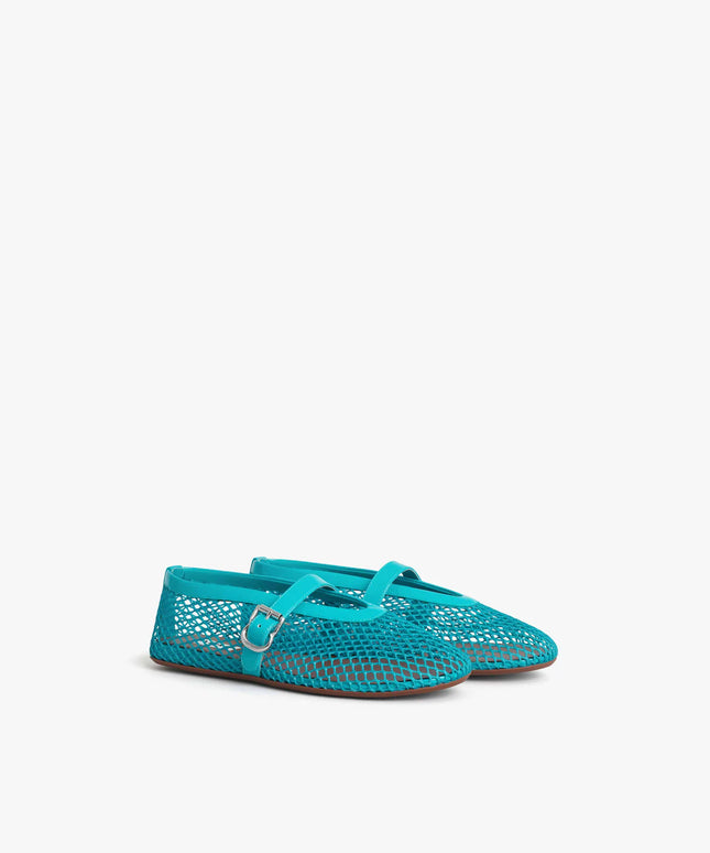 BALLET FLATS IN FISHNET