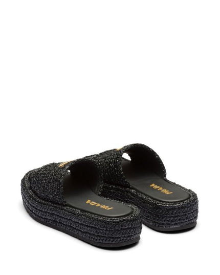 Prada
woven flatform sandals