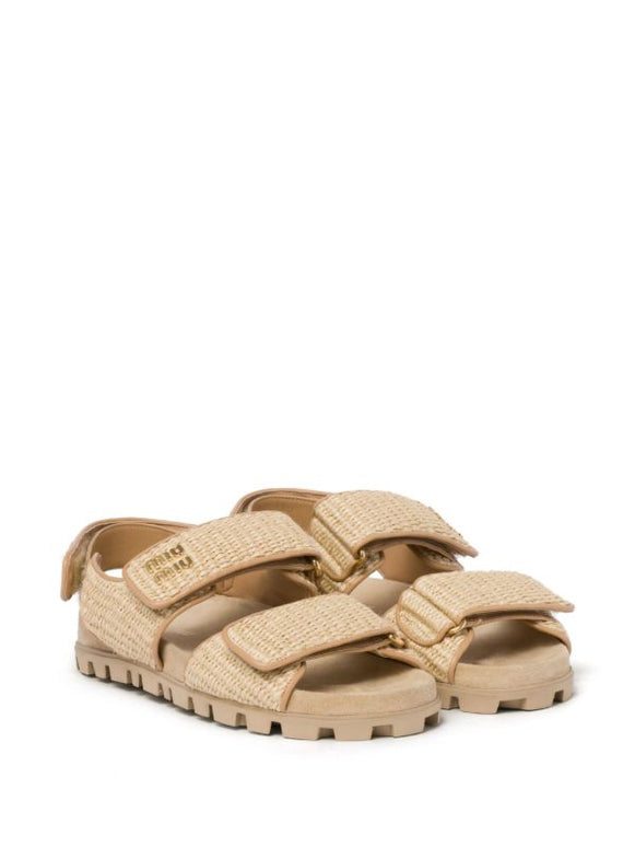 Miu Miu
double-strap woven sandals