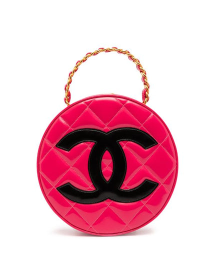 Chanel diamond-quilted CC handbag
