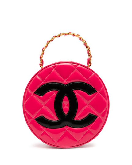 Chanel diamond-quilted CC handbag