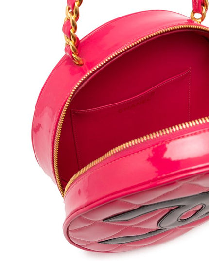 Chanel diamond-quilted CC handbag