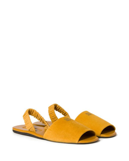 Miu Miu
ruched suede sandals