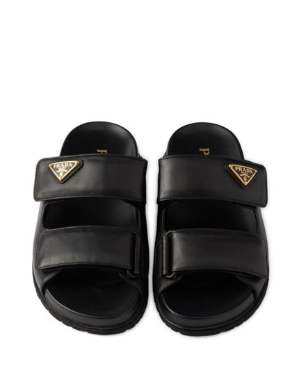 Prada
touch-strap leather sandals