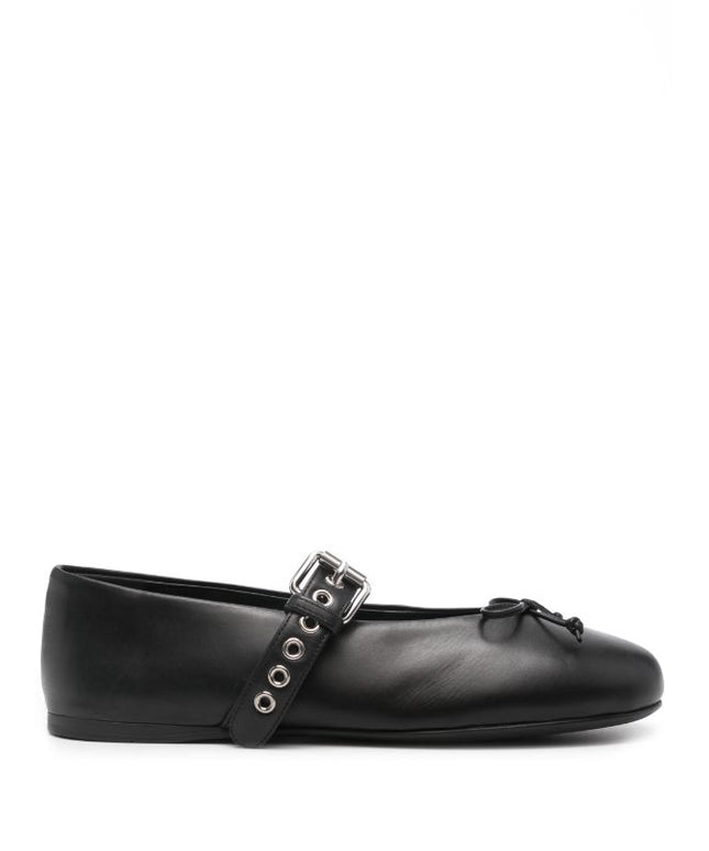 Miu Miu
leather ballerina shoes