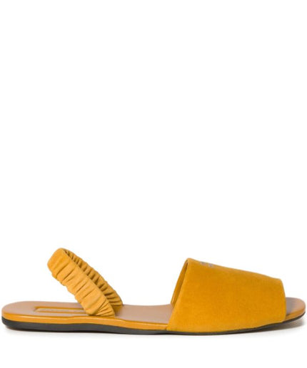 Miu Miu
ruched suede sandals