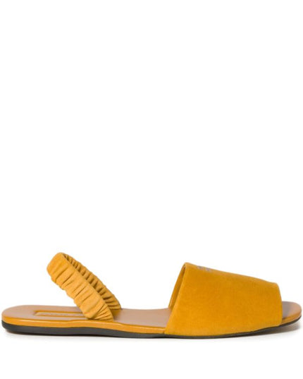 Miu Miu
ruched suede sandals