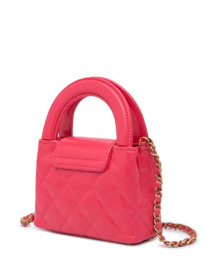 Chanel Mini Nano Aged Calfskin Kelly Shopper Bag