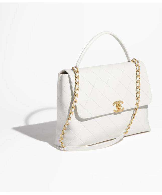 Maxi Flap Bag with Top Handle