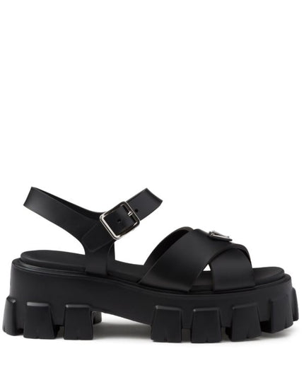 Prada
triangle-logo platform sandals
