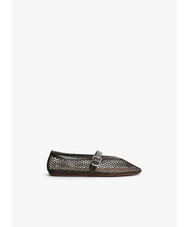 BALLET FLATS IN FISHNET