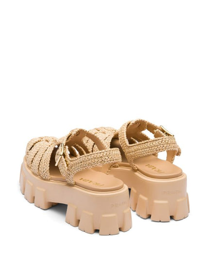 Prada
Monolith raffia sandals