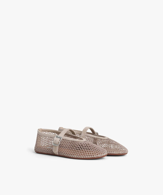 BALLET FLATS IN FISHNET