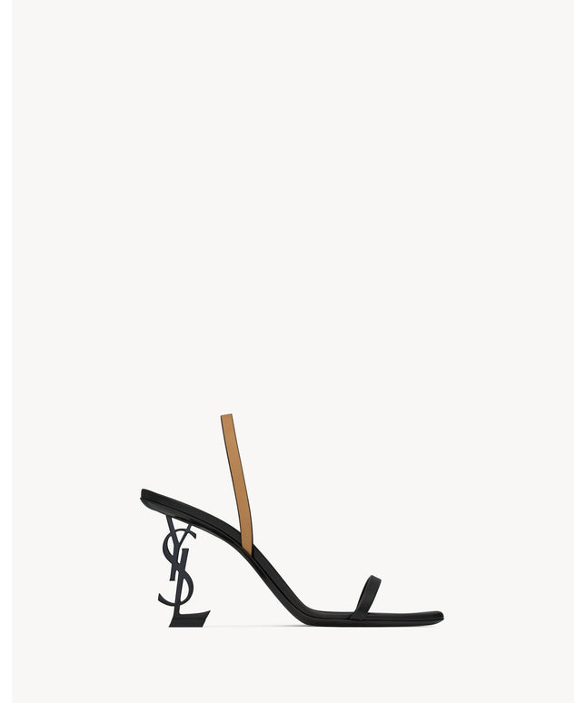 opyum slingback sandals in smooth leather